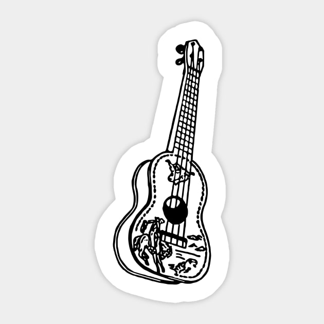 Guitar Sticker by scdesigns